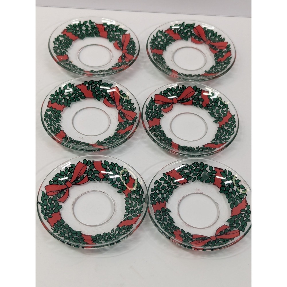 Bobeches Taper Candle Wax Drip Catchers Mistletoe Holly Berry Lillian Vernon